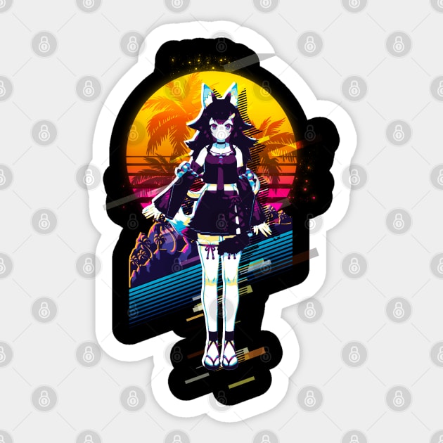 Azur Lane Mio Ookami Sticker by DIY Kulon Progo 